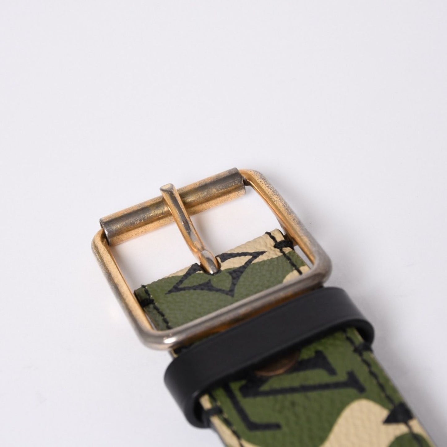 Louis Vuitton Belt Ceinture Monogram Moflage Takashi Murakami Gold — view 5