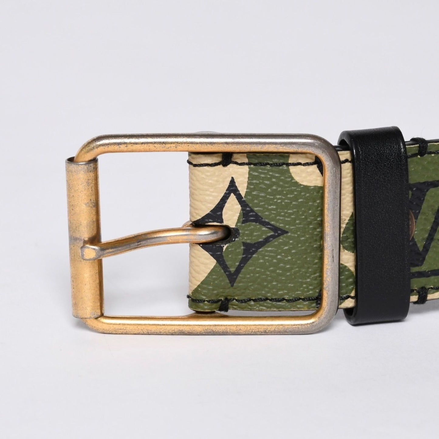 Louis Vuitton Belt Ceinture Monogram Moflage Takashi Murakami Gold — view 2