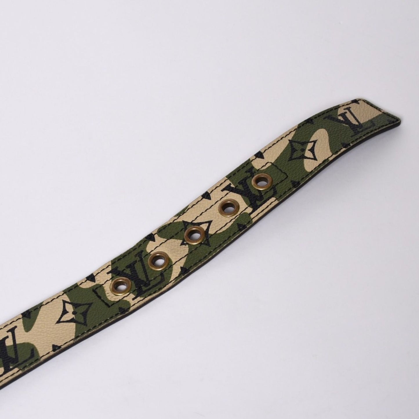 Louis Vuitton Belt Ceinture Monogram Moflage Takashi Murakami Gold — view 7
