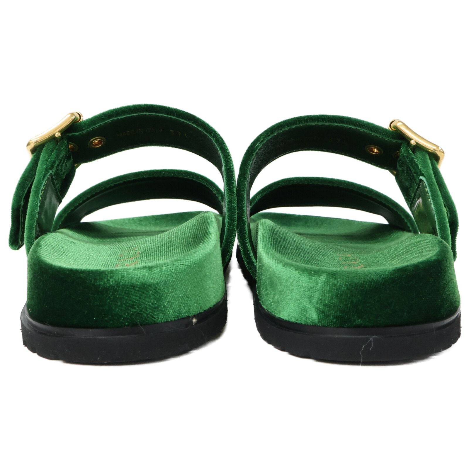 Prada Velvet Slide Sandals — view 3