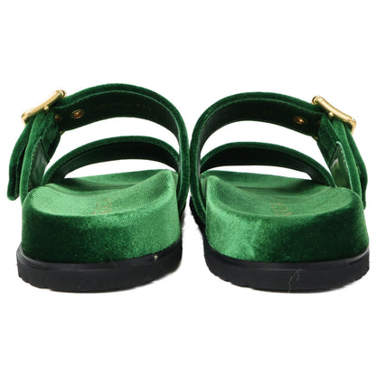 Prada Velvet Slide Sandals — view 3