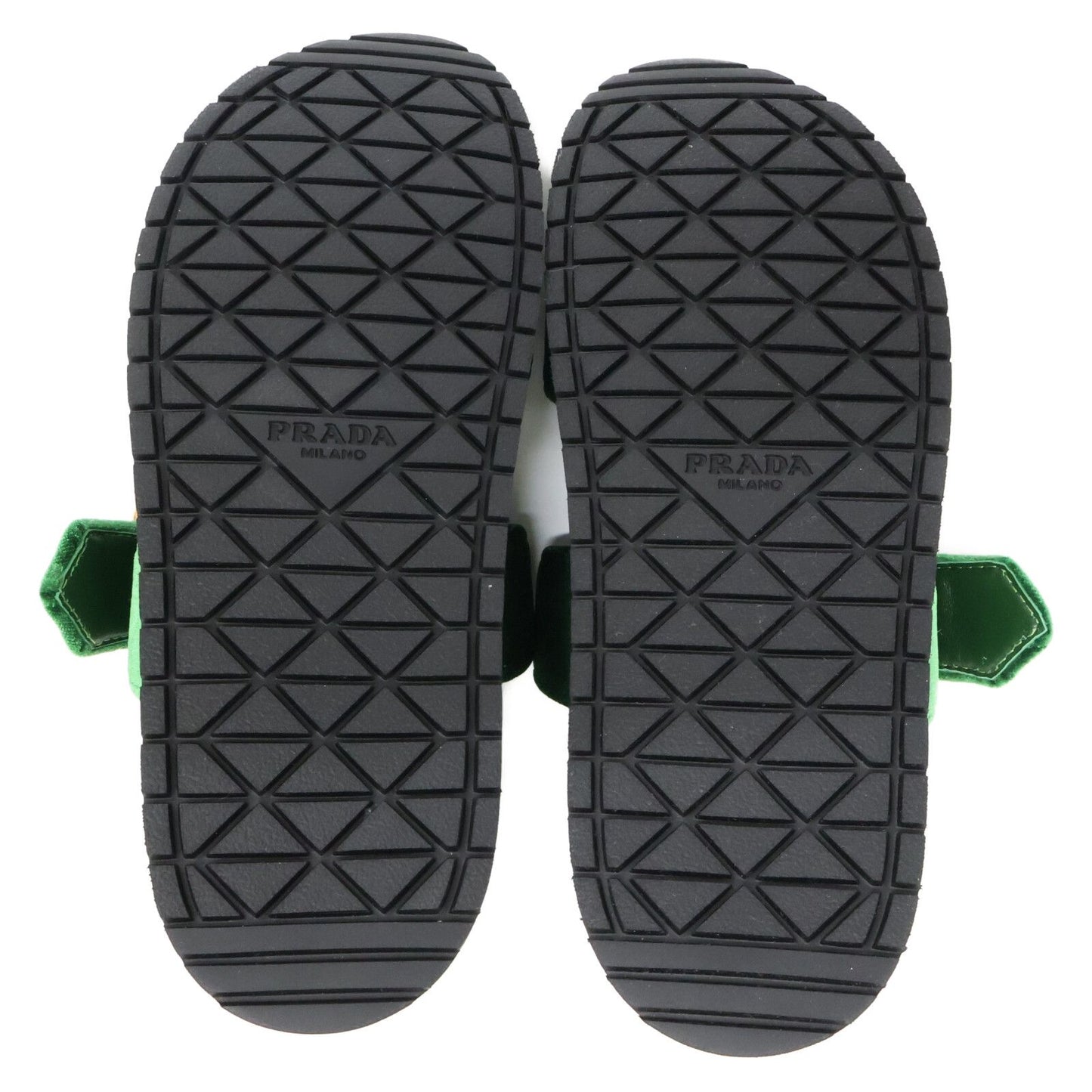Prada Velvet Slide Sandals — view 6