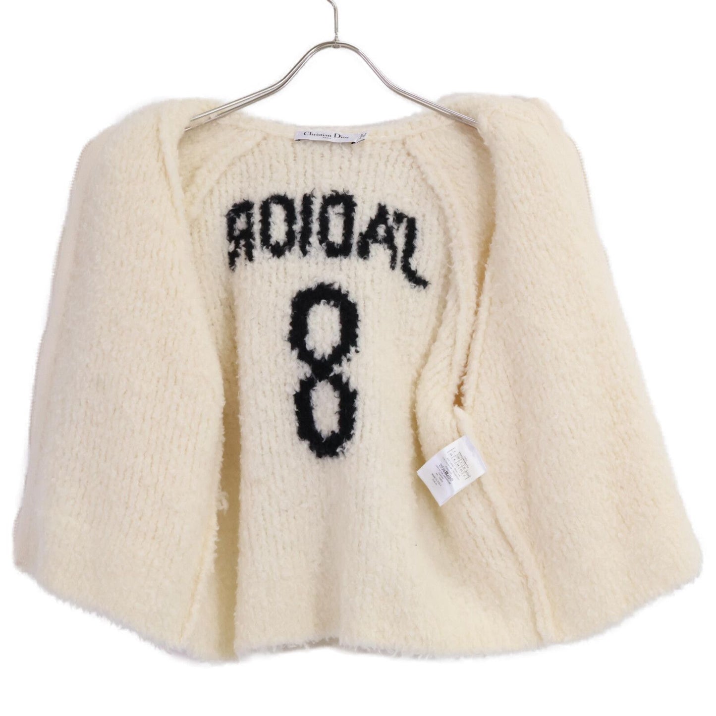 Dior Adior 8 Wool Zip Up Hoodie Boa Jacket 34 — view 4