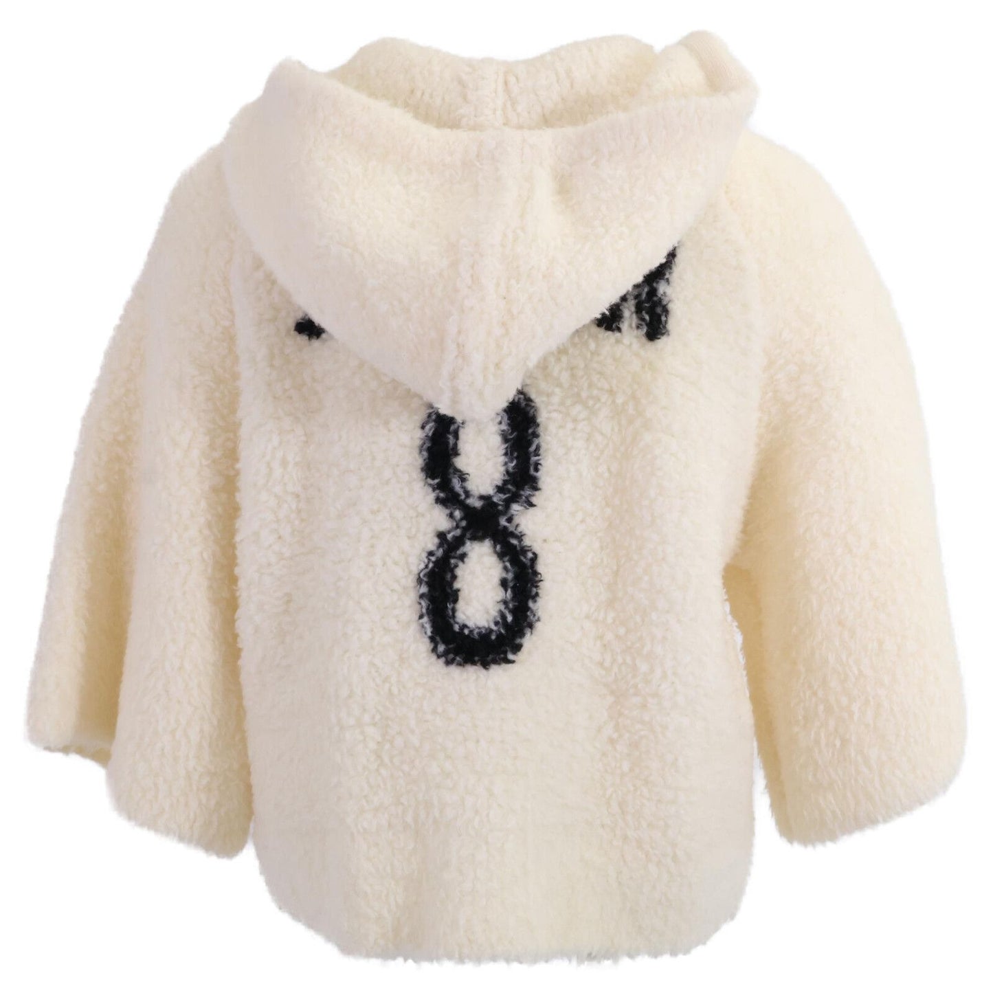 Dior Adior 8 Wool Zip Up Hoodie Boa Jacket 34 — view 3