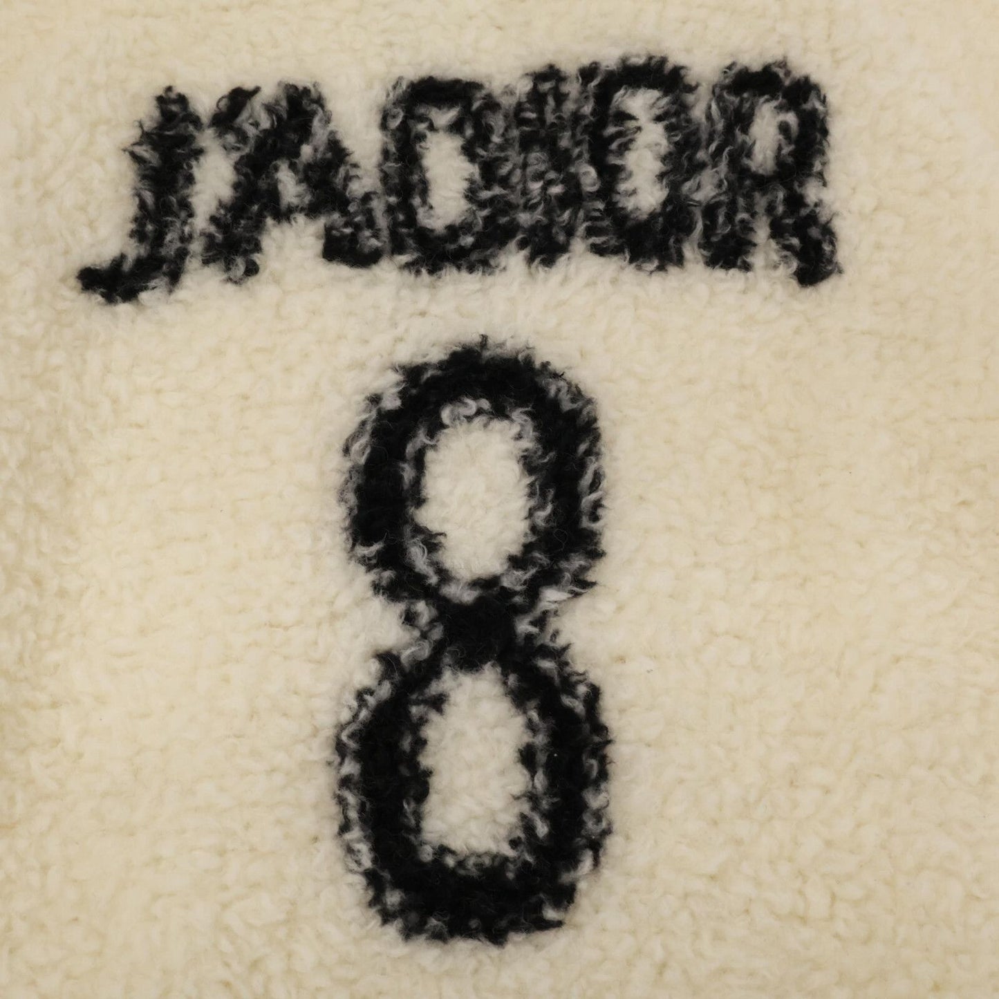 Dior Adior 8 Wool Zip Up Hoodie Boa Jacket 34 — view 9