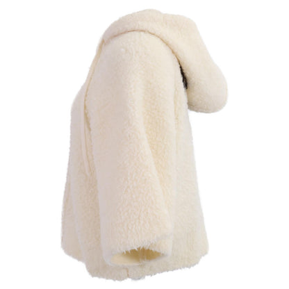 Dior Adior 8 Wool Zip Up Hoodie Boa Jacket 34 — view 2