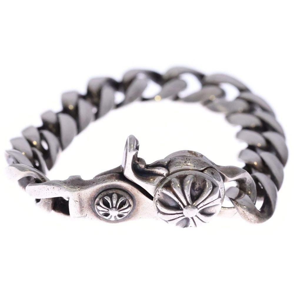 Chrome Hearts Clsc Chn Lnk Classic Link Clip Bracelet 15 Links Silver Vintage — view 4