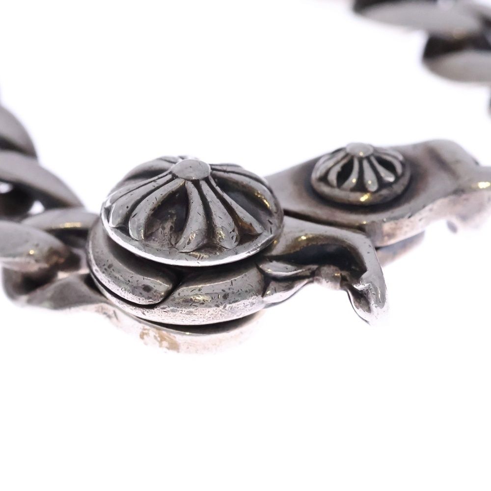 Chrome Hearts Clsc Chn Lnk Classic Link Clip Bracelet 15 Links Silver Vintage — view 6