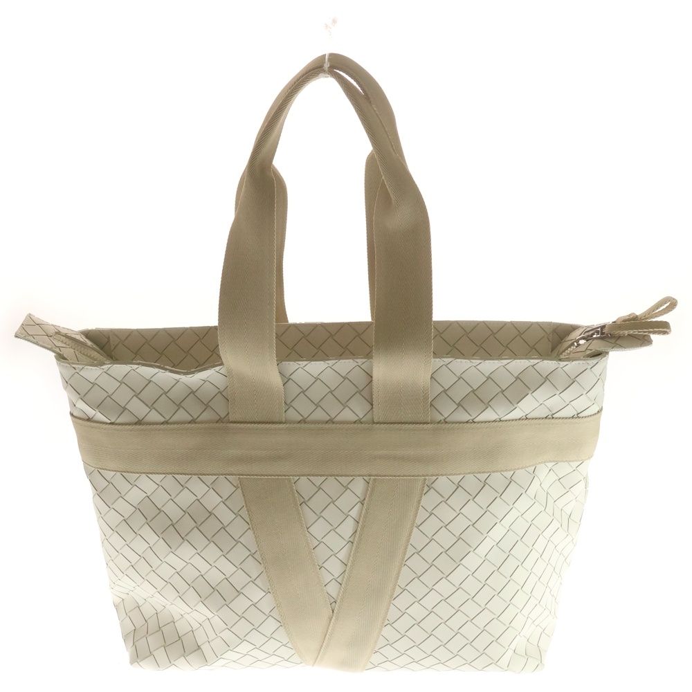 Bottega Veneta Scorpito Tote White Silver