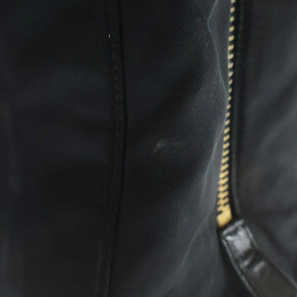 Prada Chain Tote Black Tessuto Gold — view 6