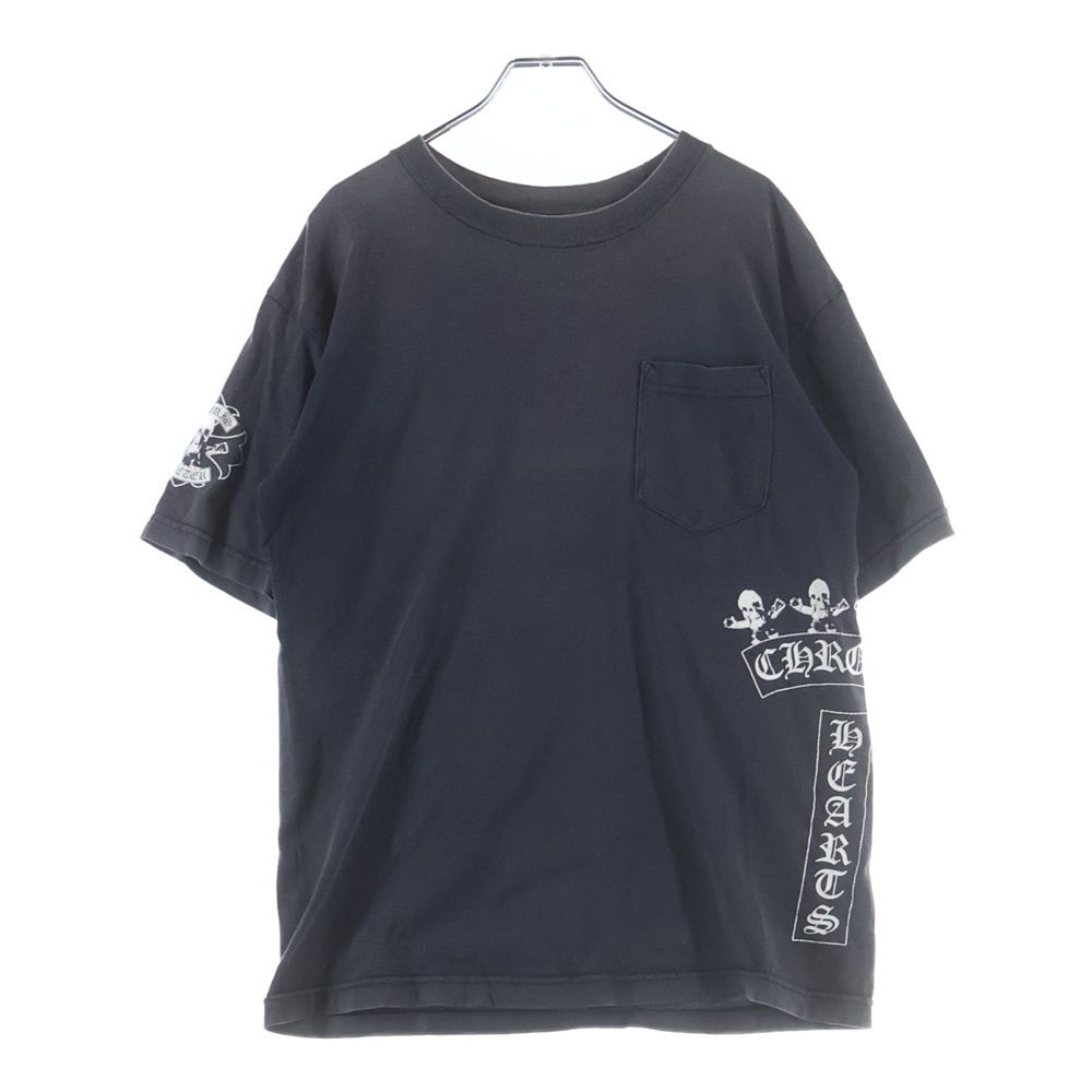 Chrome Hearts Vintage Foti S Tee Usa Crew Neck T-Shirt Black