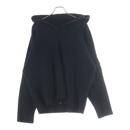 Chrome Hearts Not Calf Hair Leather Cross Patch Knit Pullover Hoodie Not Black — view 2