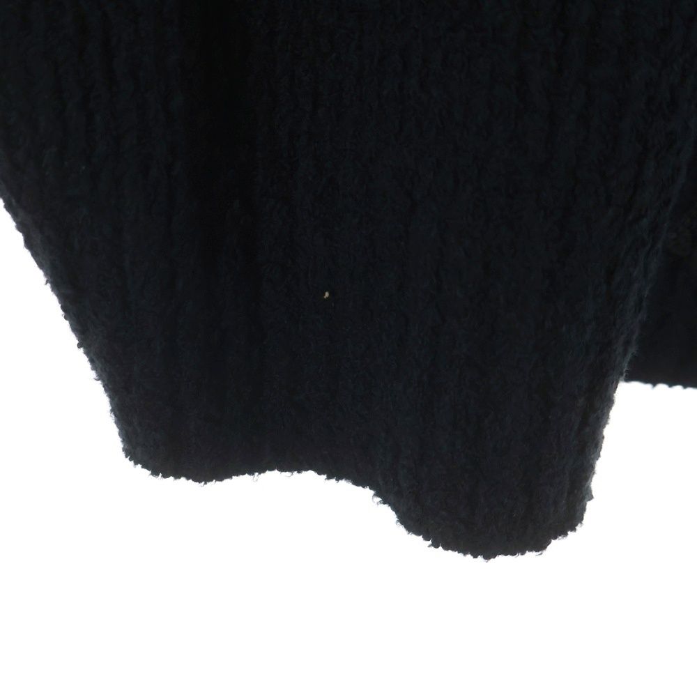 Chrome Hearts Not Calf Hair Leather Cross Patch Knit Pullover Hoodie Not Black — view 6