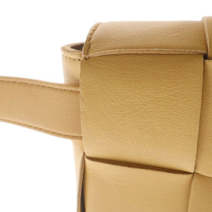 Bottega Veneta Cassette Mini Shoulder Bag Beige Leather — view 6