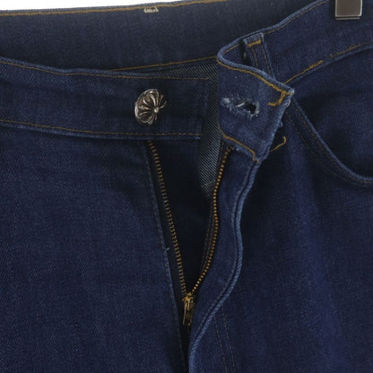 Chrome Hearts Levi's Vntg Blu Orng Tab 517 Washed Denim Pants with Cross Patch — view 6