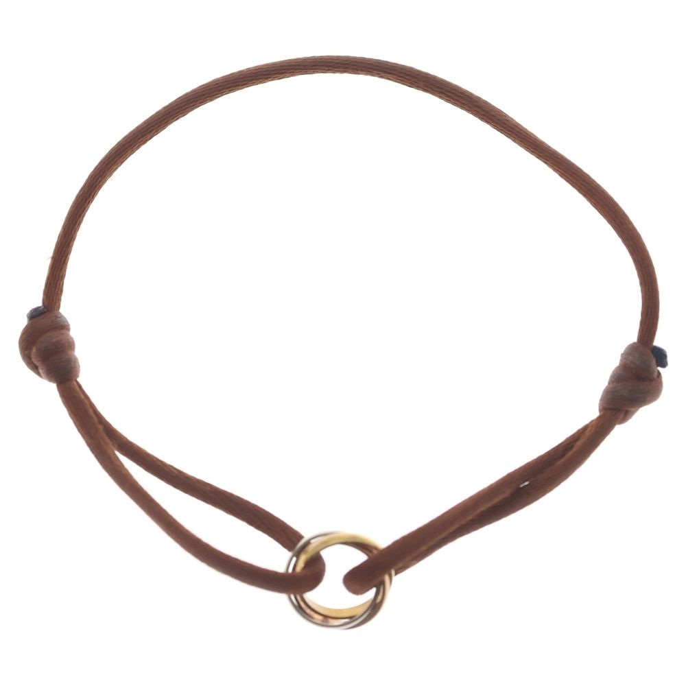 Cartier Baby Trinity Bracelet Brown Gold Silver Pink