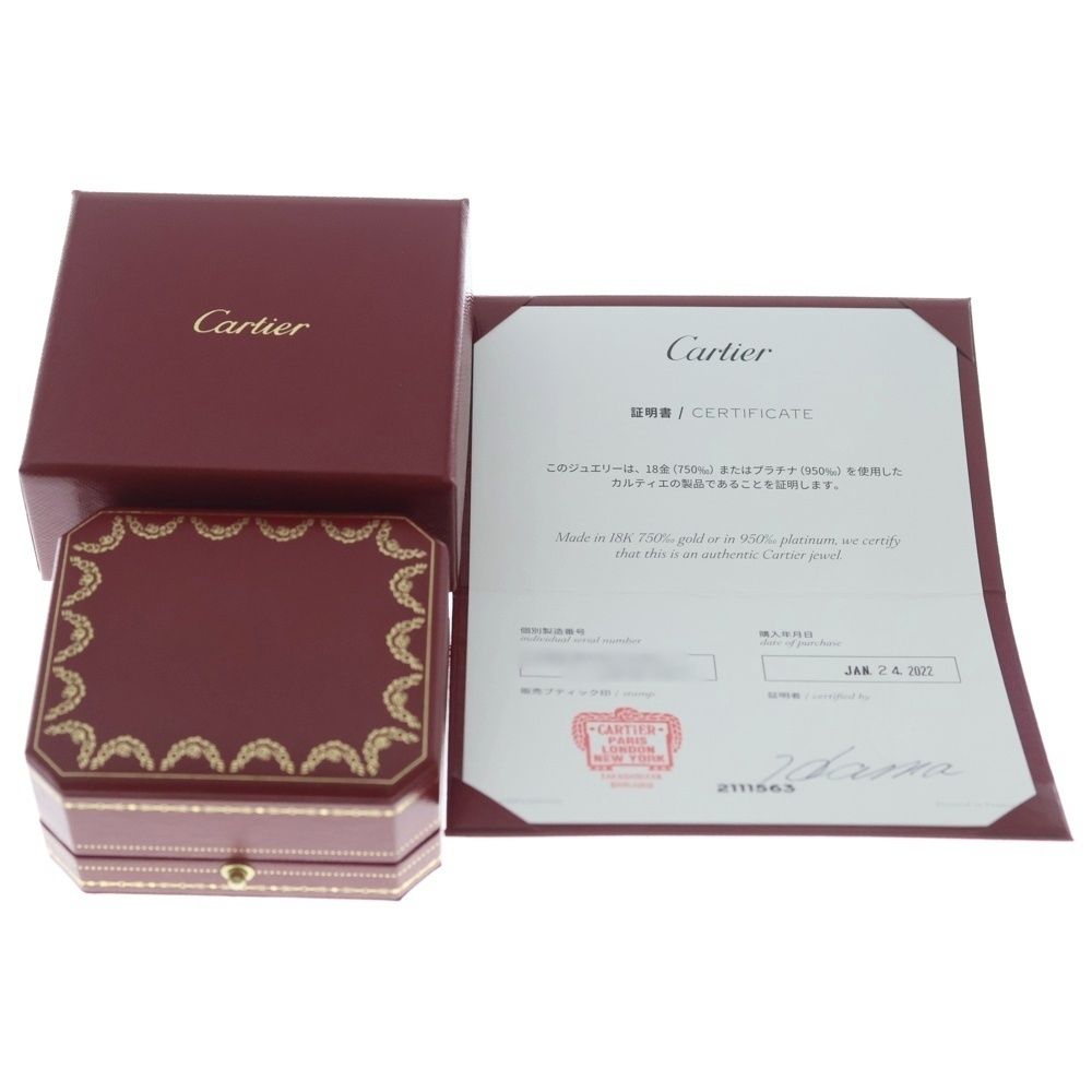Cartier d'Amour Earrings MM Diamond Pink Gold — view 6