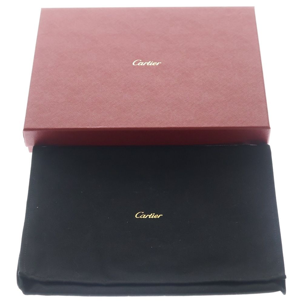 Cartier Double C de Cartier Clutch with Flap Handbag Black — view 6