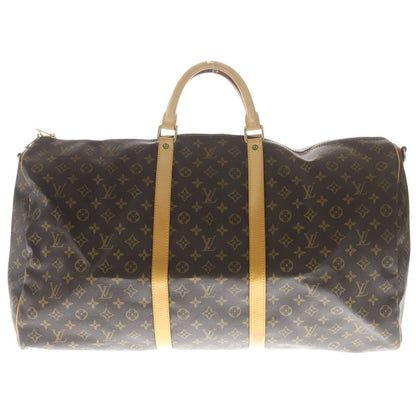 Louis Vuitton Keepall Bandouliere 60 Monogram Leather Shoulder Boston Bag Gold