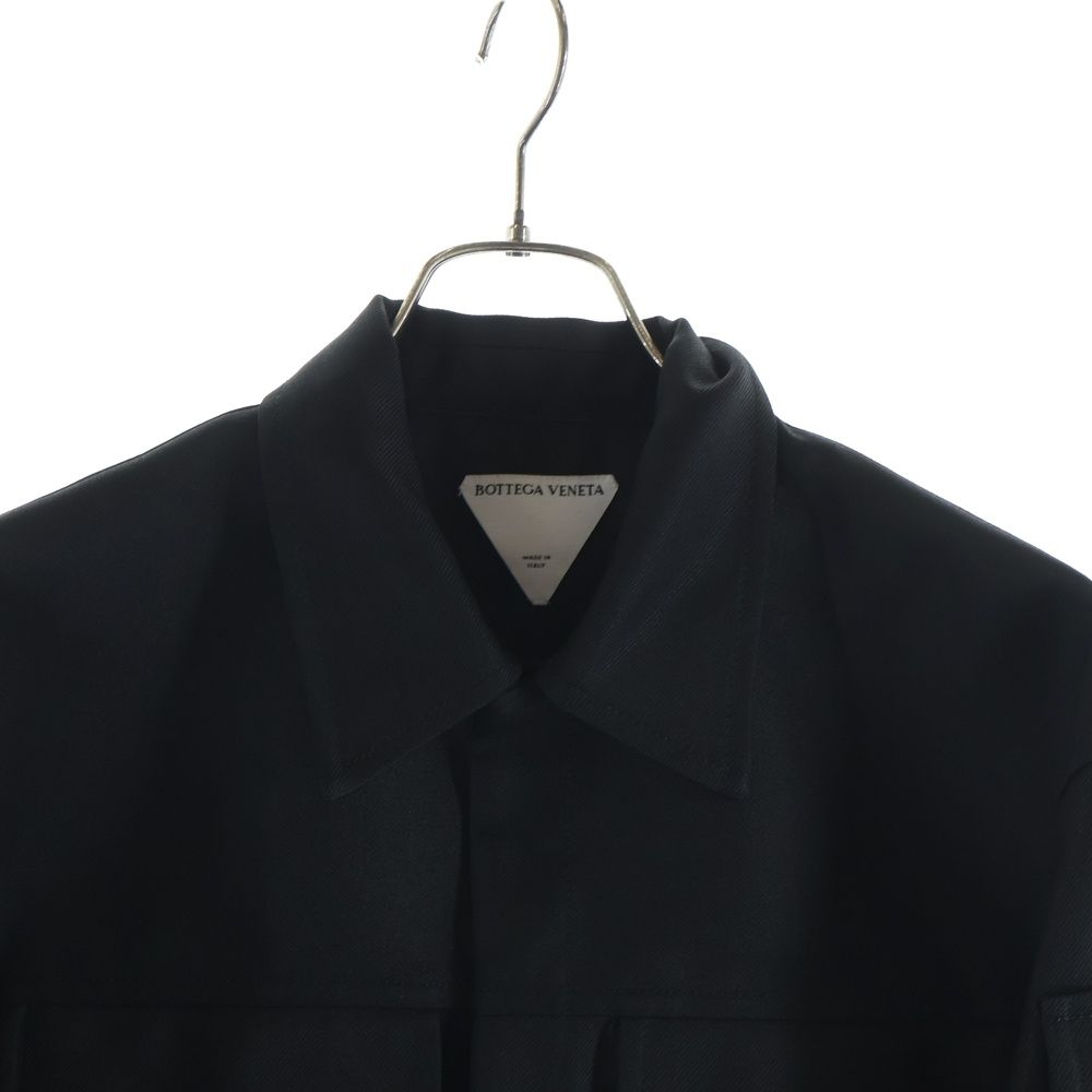 Bottega Veneta Oversize Long Sleeve Shirt Black — view 5