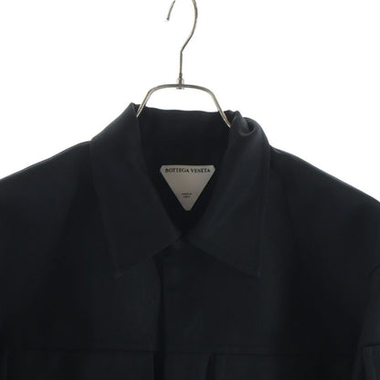 Bottega Veneta Oversize Long Sleeve Shirt Black — view 5