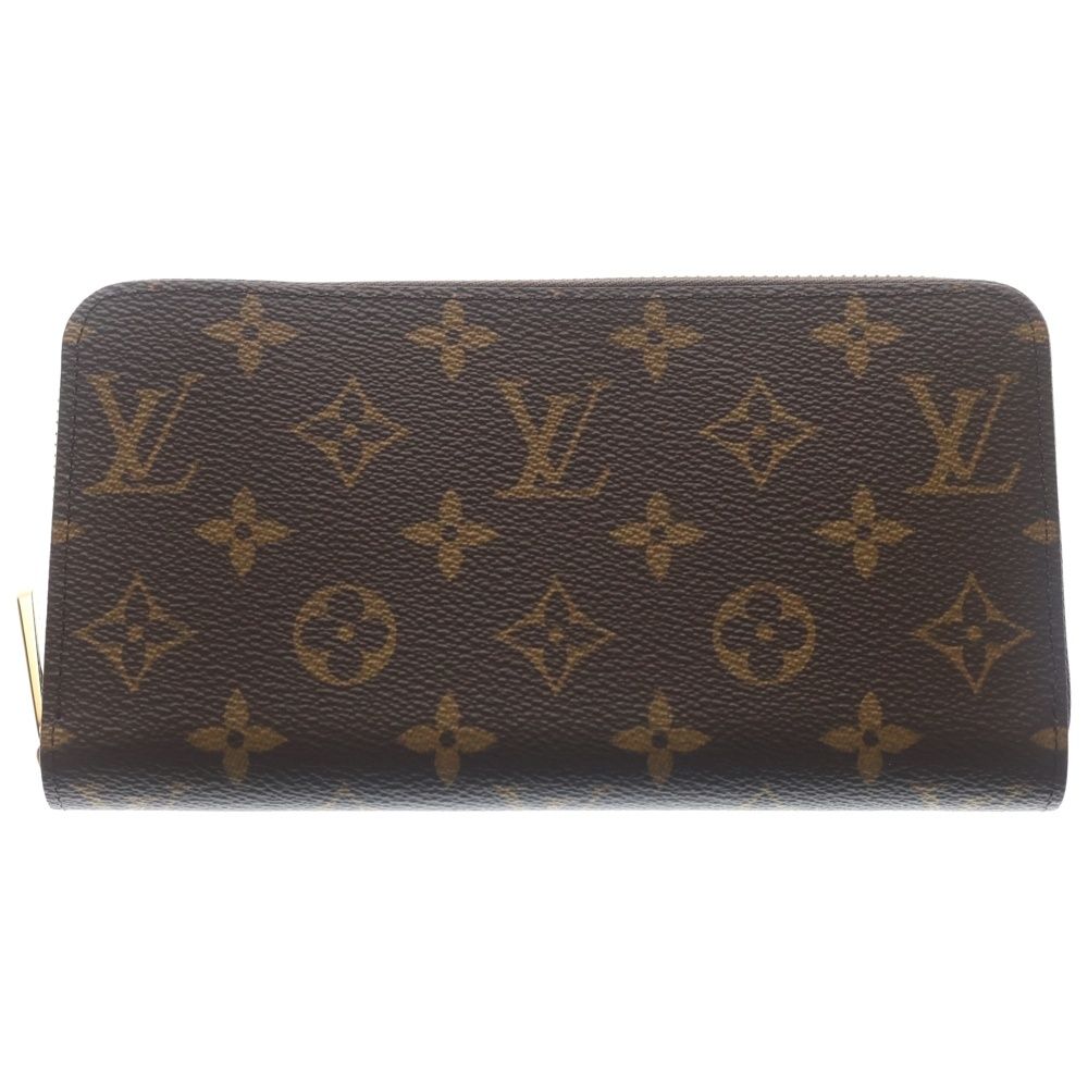 Louis Vuitton Zippy Wallet Monogram Gold Brown