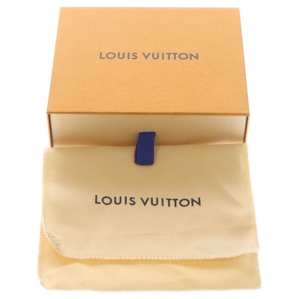 Louis Vuitton Georges Wallet Millesime Leather Compact Trifold Silver Black — view 6