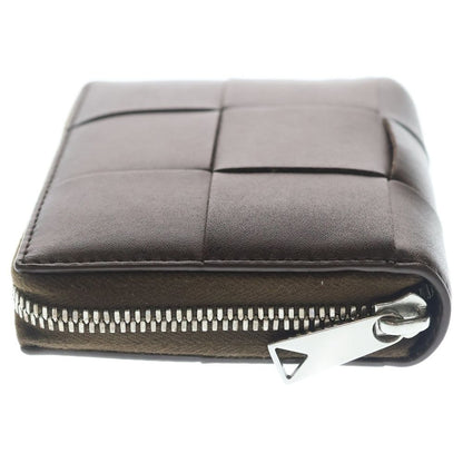 Bottega Veneta Cassette Zip Around Leather Maxi Intrecciato Compact Wallet — view 3