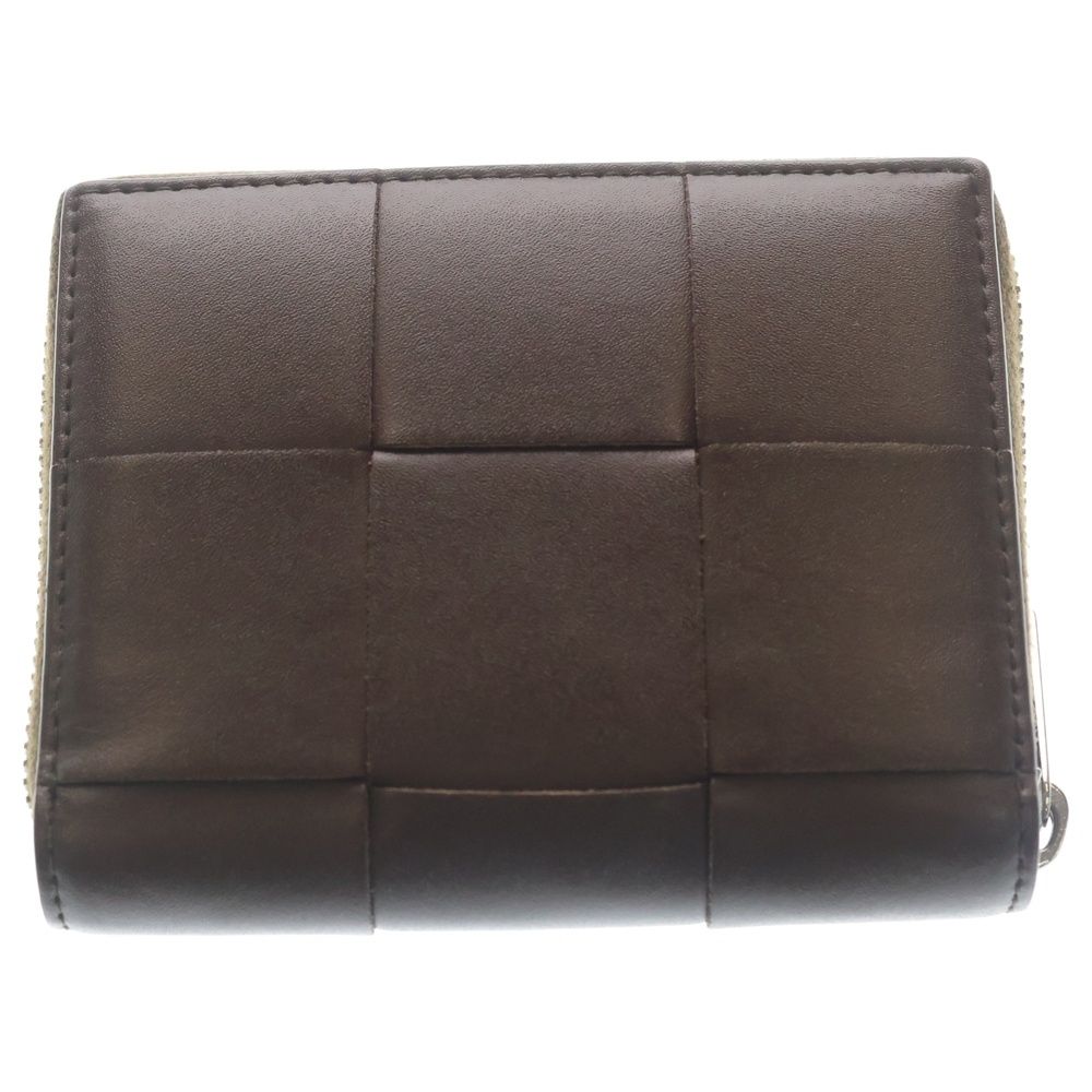 Bottega Veneta Cassette Zip Around Leather Maxi Intrecciato Compact Wallet — view 2