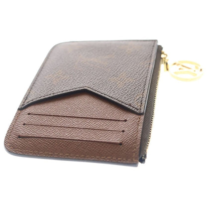 Louis Vuitton Card Holder Romy Monogram Coin Fragment Case Gold Brown — view 5