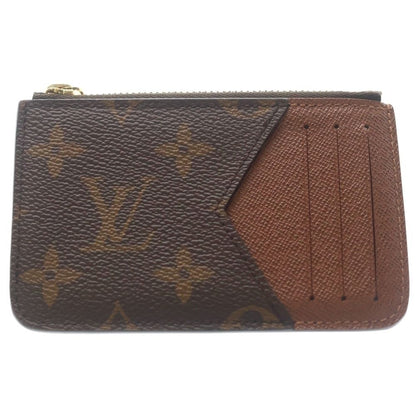 Louis Vuitton Card Holder Romy Monogram Coin Fragment Case Gold Brown — view 2