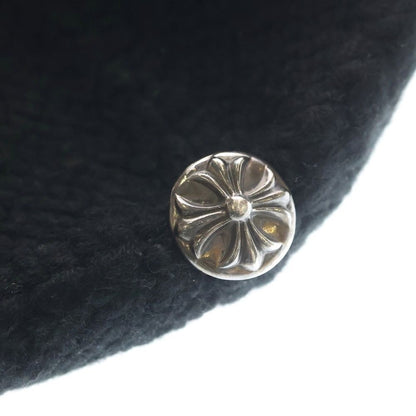 Chrome Hearts Beanie Cash Cross Patch Cashmere Knit Cap Hat Black — view 6