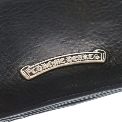 Chrome Hearts Joey Leather Wallet Black — view 6