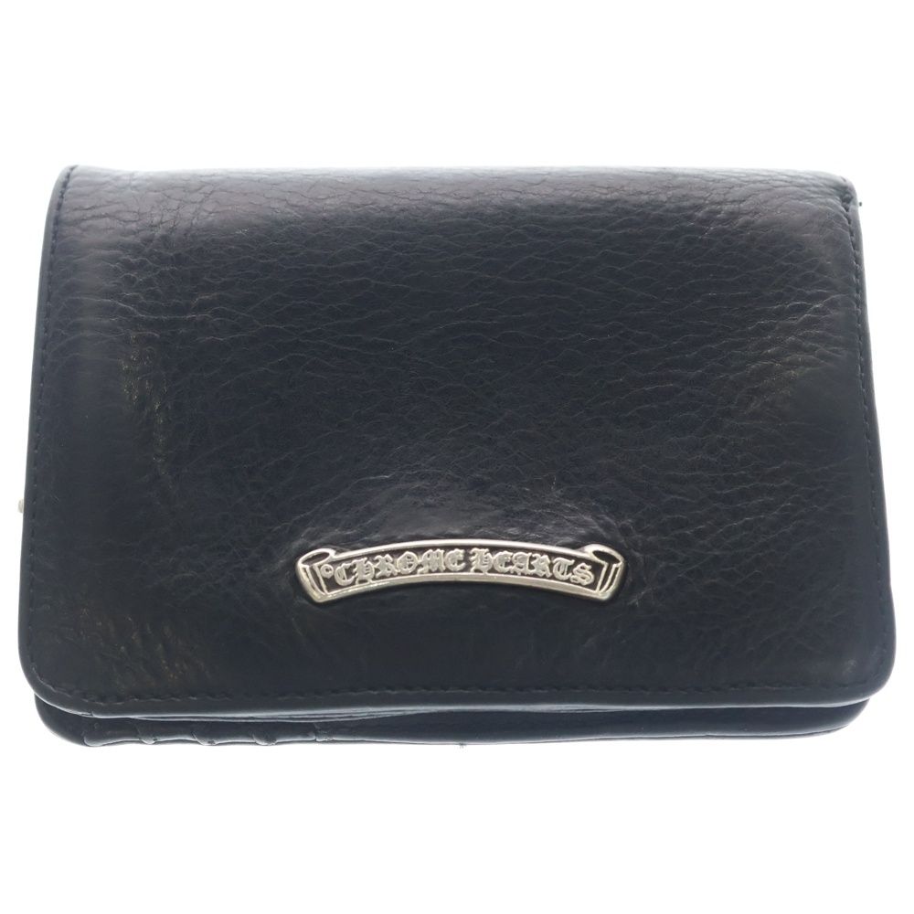 Chrome Hearts Joey Leather Wallet Black