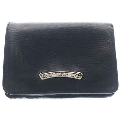 Chrome Hearts Joey Leather Wallet Black