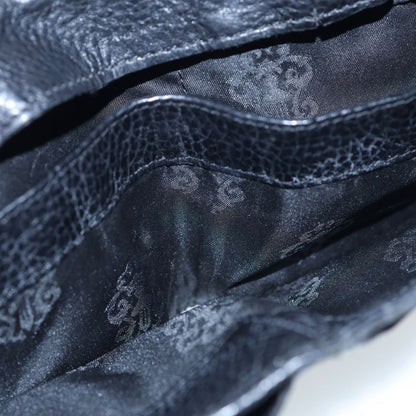 Chrome Hearts Aint Nothin 2 DO Funi Bifold Leather Wallet Black — view 5