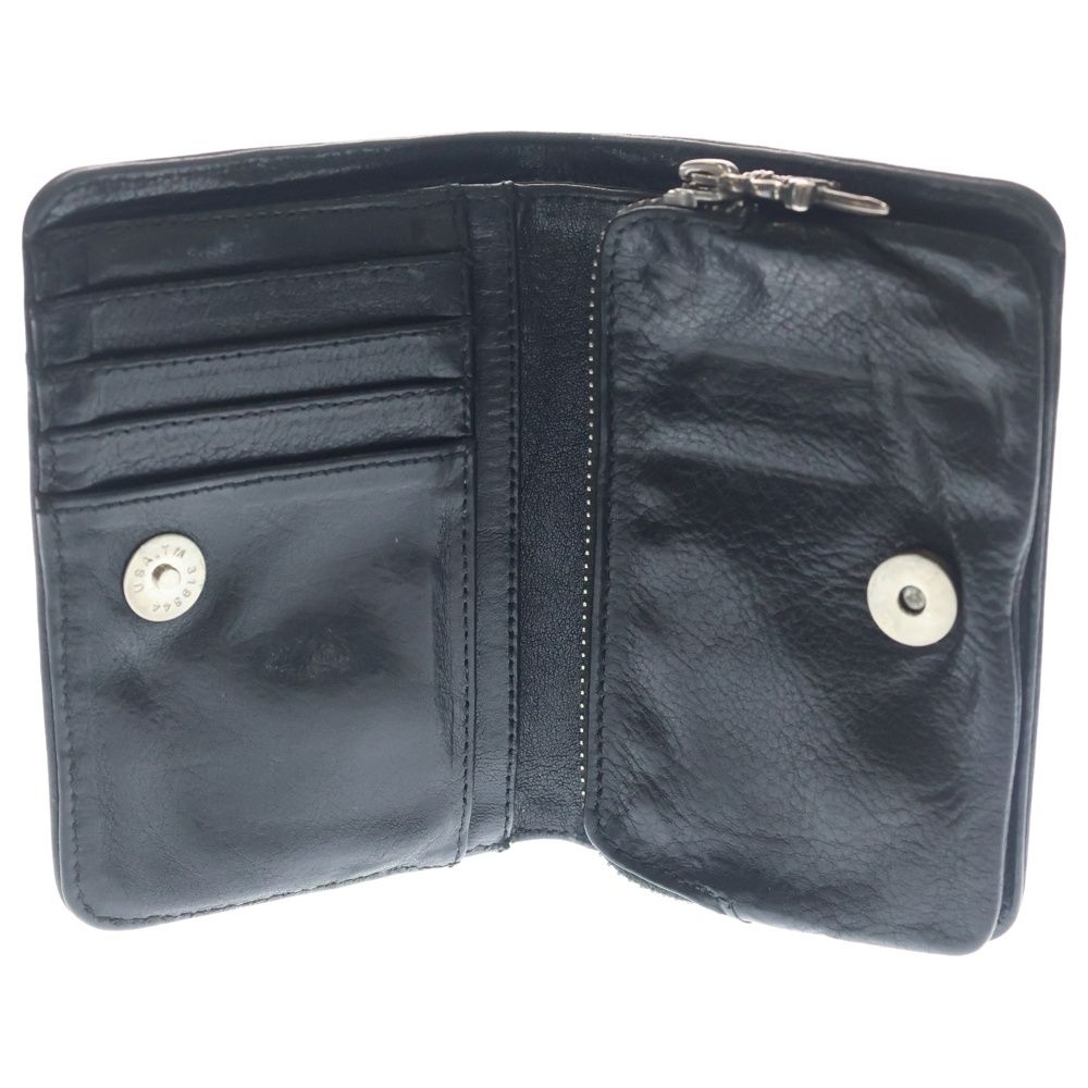 Chrome Hearts Joey Leather Wallet Black — view 4