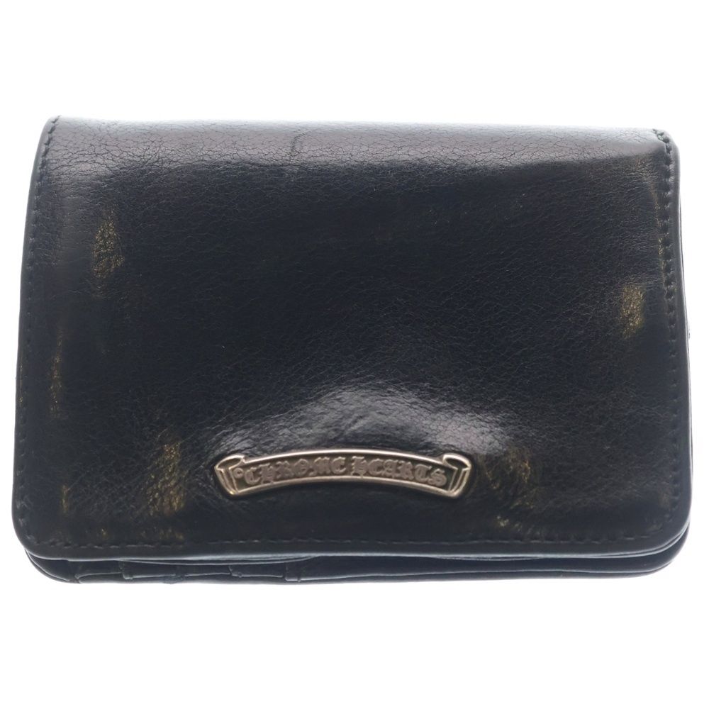 Chrome Hearts Joey Leather Wallet Black
