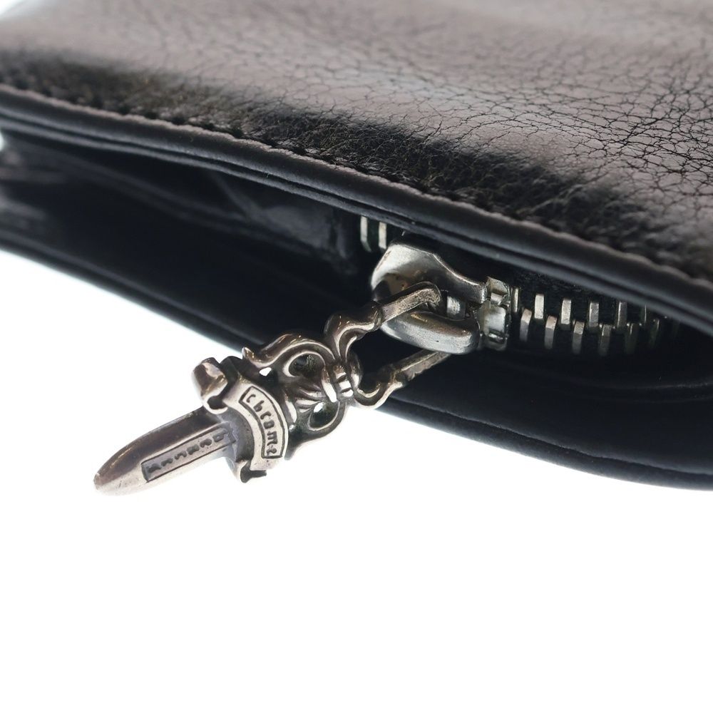 Chrome Hearts Joey Leather Wallet Black — view 5