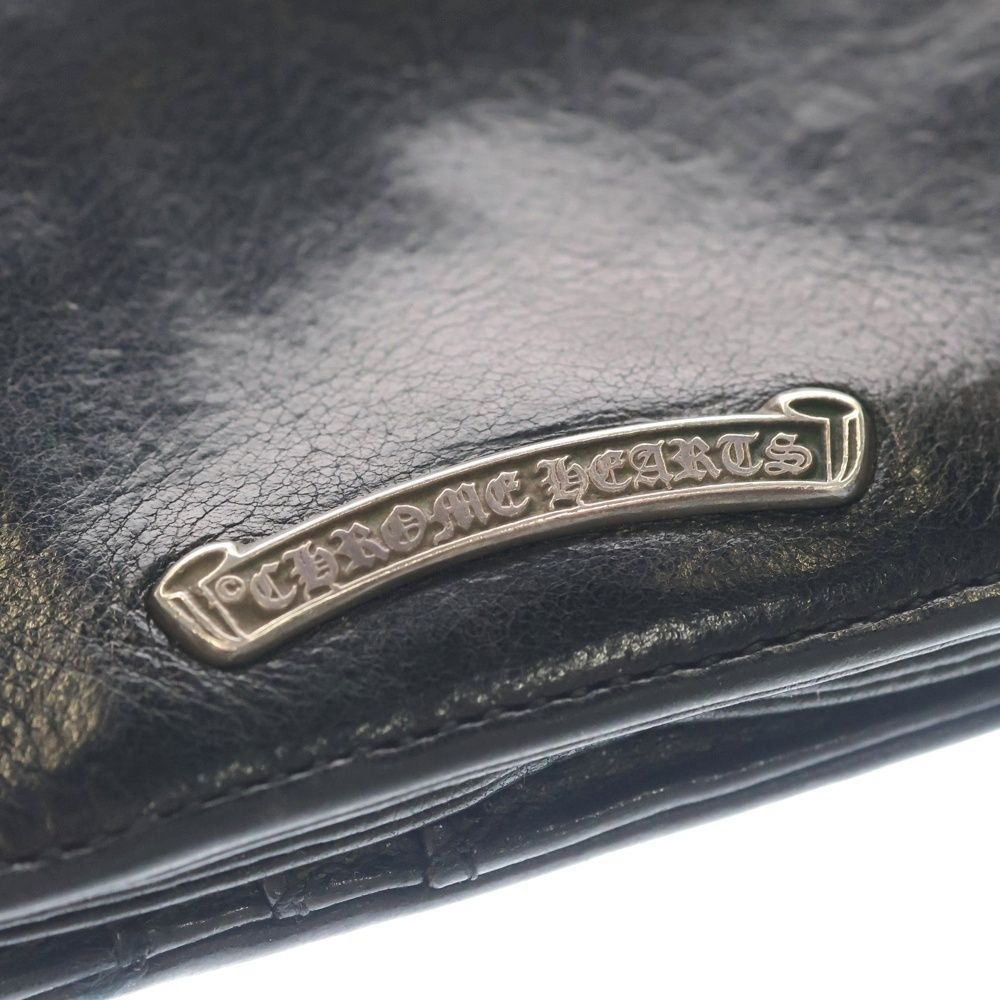 Chrome Hearts Joey Leather Wallet Black — view 6