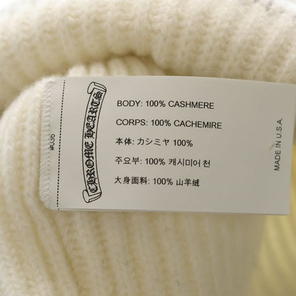 Chrome Hearts Big Daddy Star Cashmere Knit with Ball Beanie Cap Black Hat — view 7