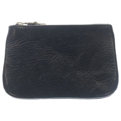 Chrome Hearts Zpr Chng Purse Change After Cross Patch Daga Zip Coin Case Black — view 2