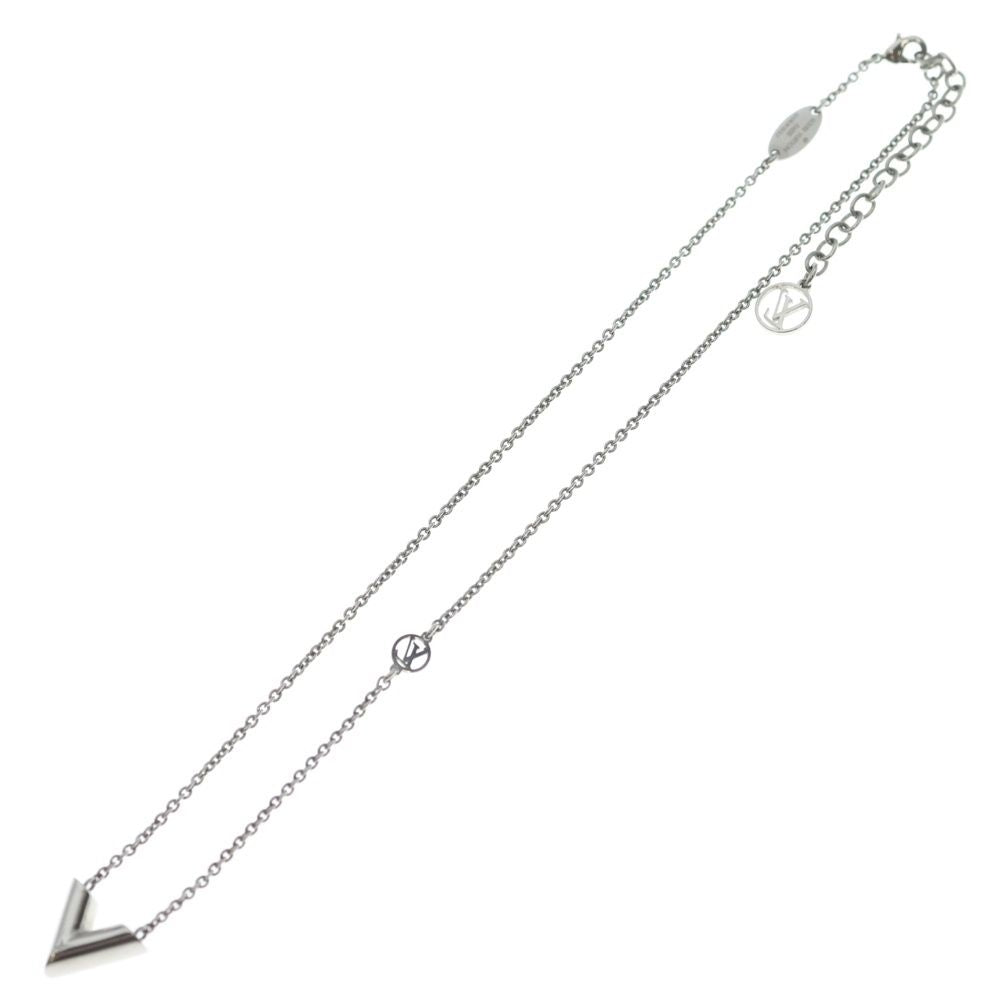 Louis Vuitton Essential Necklace Pendant Chain Silver — view 2