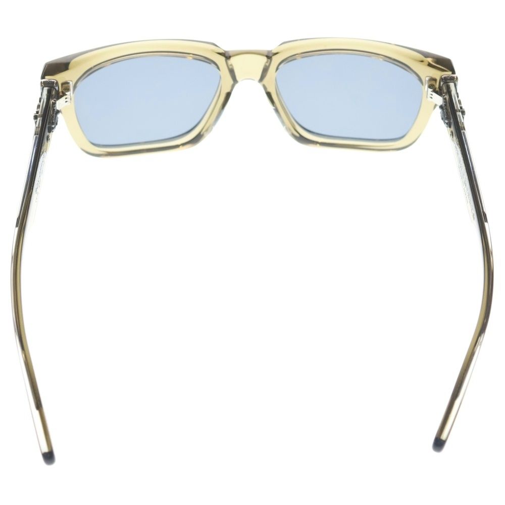 Chrome Hearts Box Officer Dagger Temple Clear Frame Sunglasses Smoke Khaki — view 2