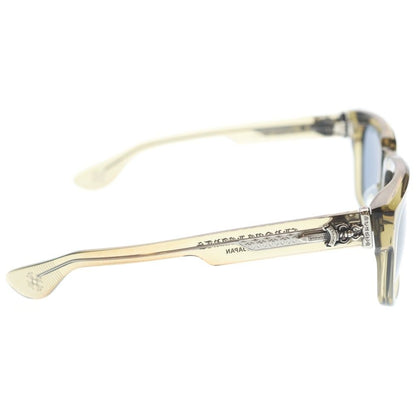 Chrome Hearts Box Officer Dagger Temple Clear Frame Sunglasses Smoke Khaki — view 3