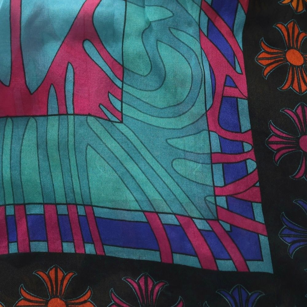 Chrome Hearts Mapplethorpe CH Plus Slik Skf Maplethorpe CH Silk Scarf Blue — view 2