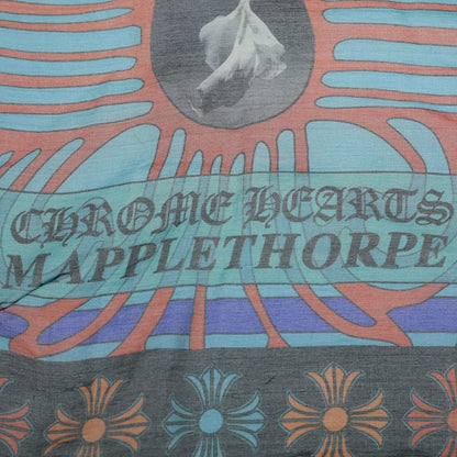 Chrome Hearts Mapplethorpe CH Plus Slik Skf Maplethorpe CH Silk Scarf Blue — view 6