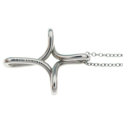 Tiffany & Co Infinity Cross Necklace Pendant Chain Silver — view 5
