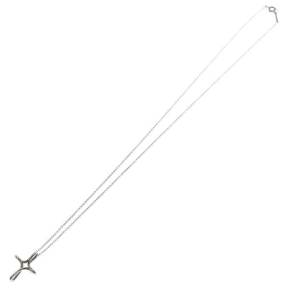 Tiffany & Co Infinity Cross Necklace Pendant Chain Silver — view 2