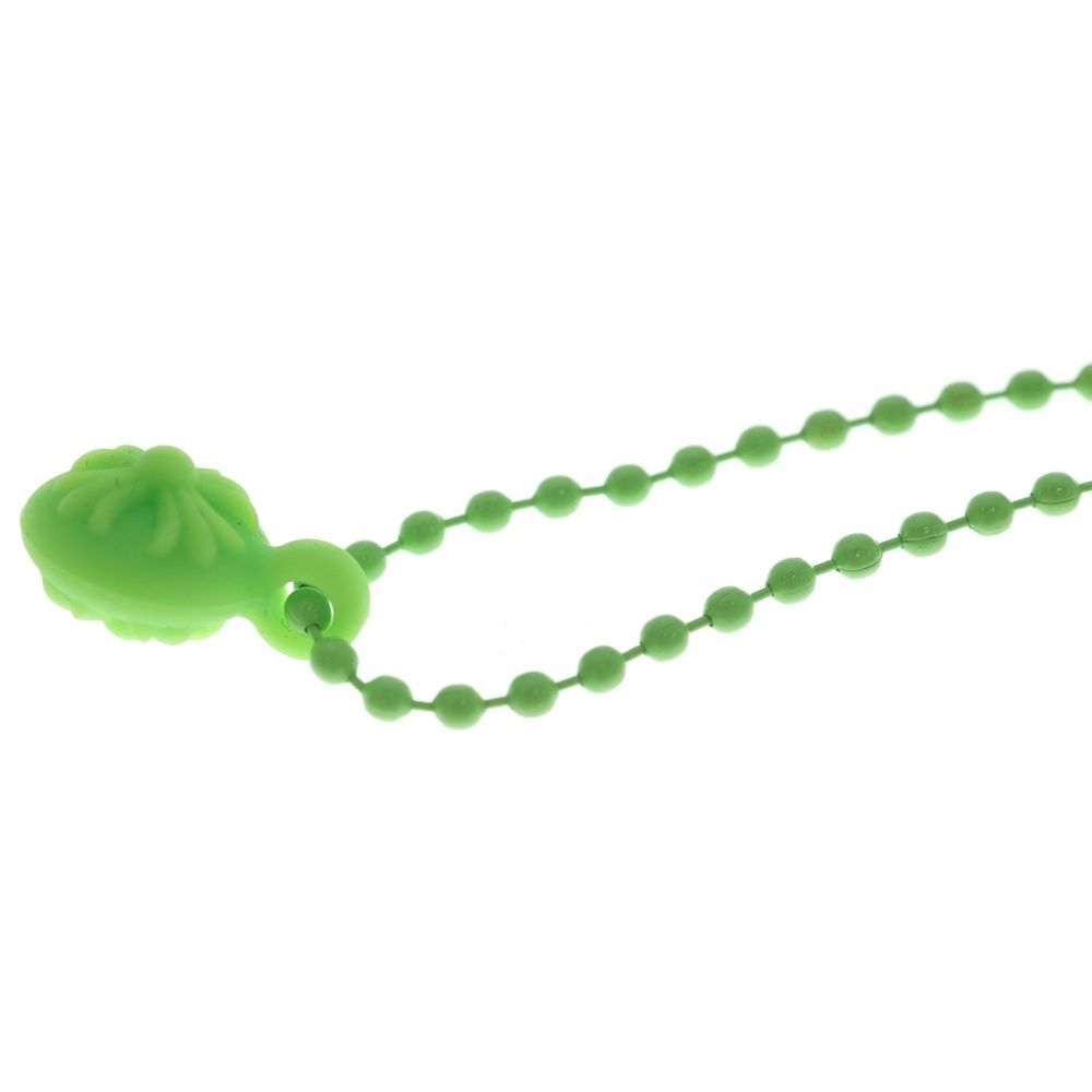 Chrome Hearts Rubber No2 Cross Ball Necklace Pendant Green — view 5